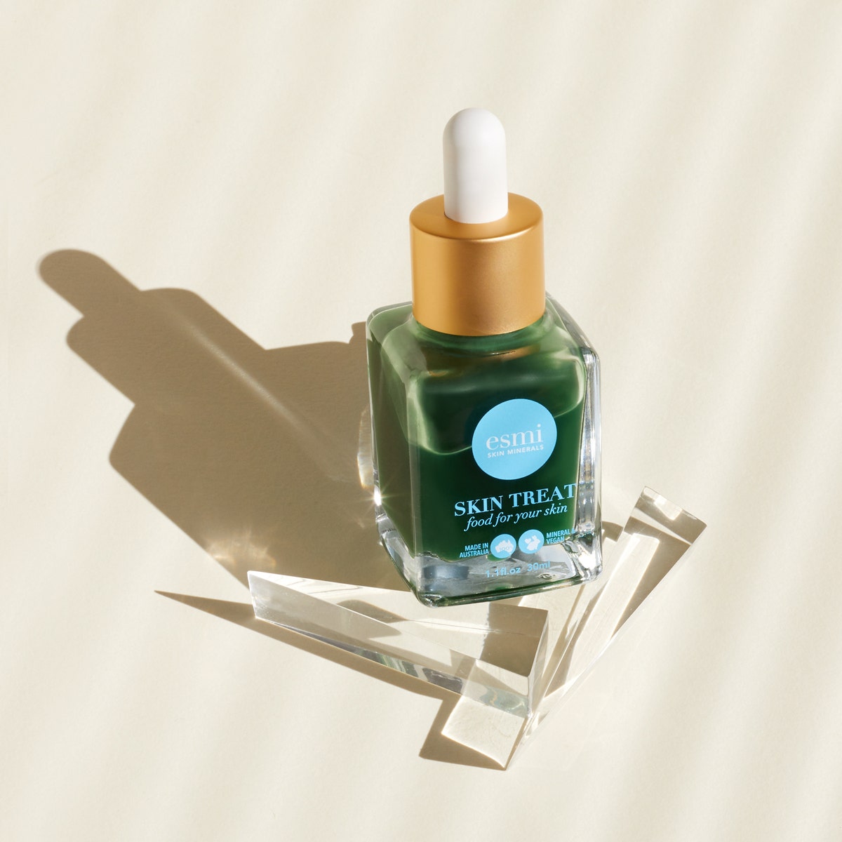 esmi Skin Minerals Anti-Redness Minty Green Smoothie Serum