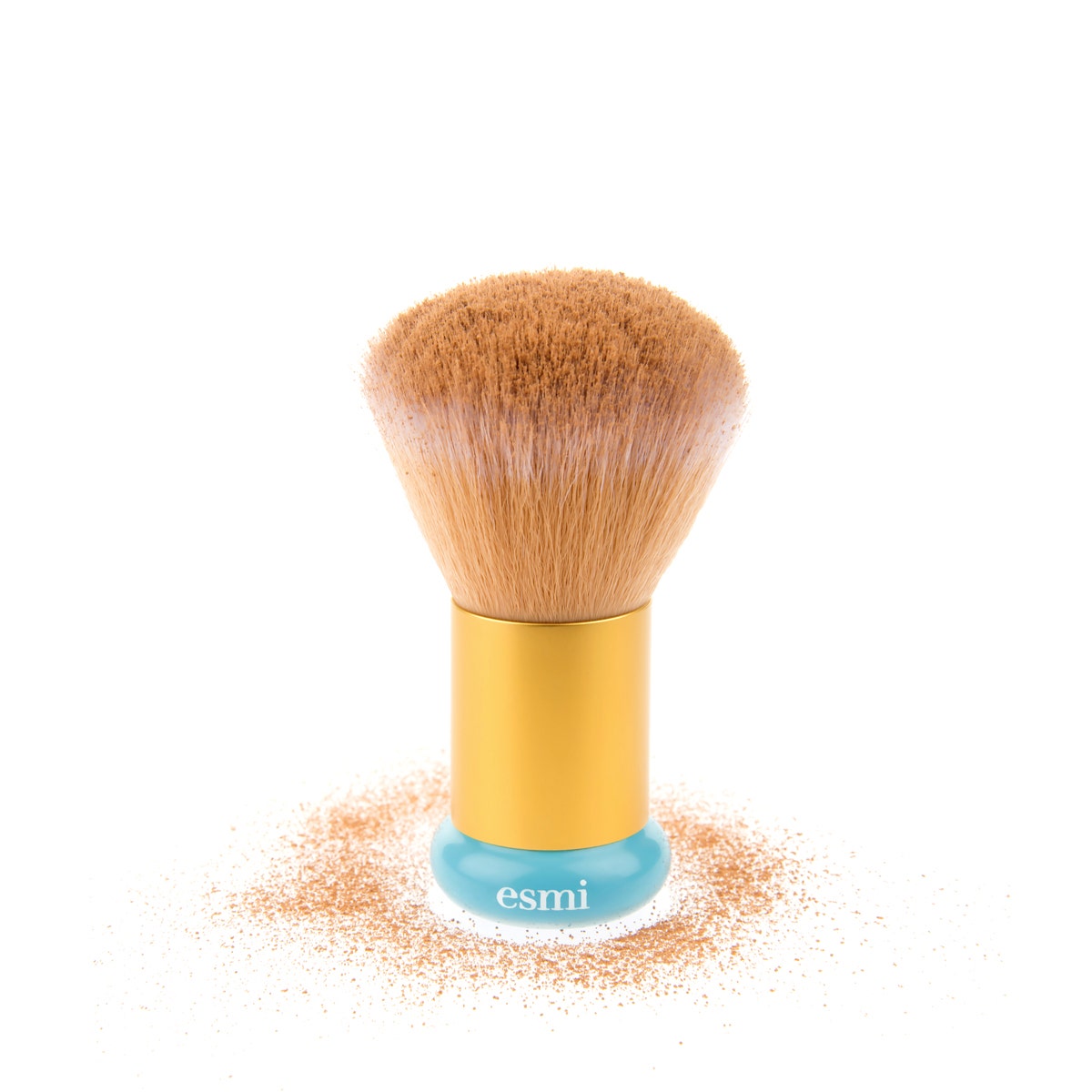 kabuki brush with powder